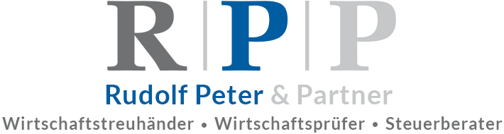 Logo: Rudolf Peter & Partner | Wirtschaftstreuhänder - Wirtschaftsprüfer - Steuerberater, Steuerberater 1030 Wien